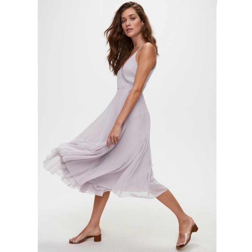 Aritzia Lavender Midi Dress